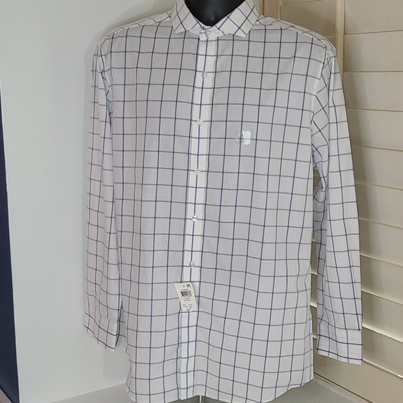 large slim fit dress shirt